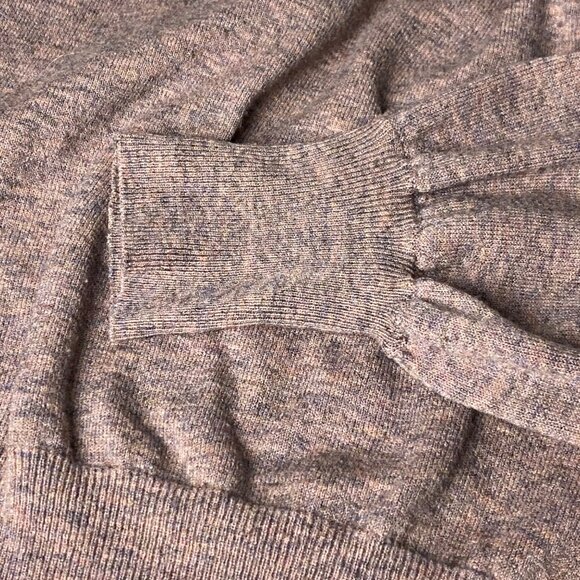 Ella Moss merino wool Womens Medium Heathered Rose Crewneck Pullover Sweater - Picture 4 of 8